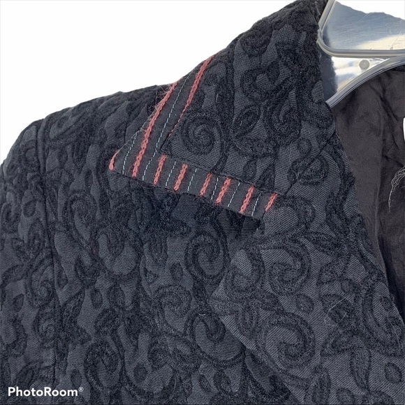 𝅺ARMAND Ventilo Textured Wool Silk Blazer Size Euro 42 - Picture 3 of 5